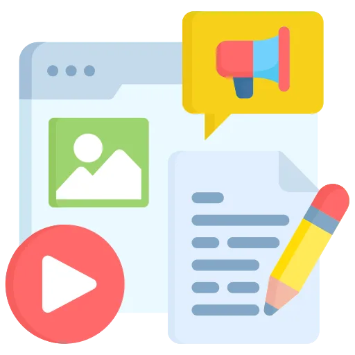 content marketing icon