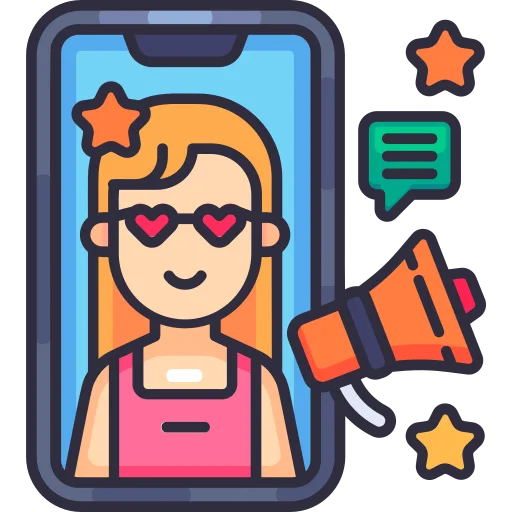 influencer marketing icon