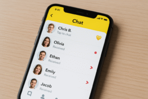 Snapchat Yellow Heart Emoji