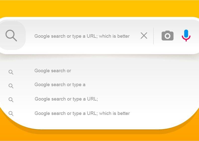 Google Search or Type a URL, Which is better