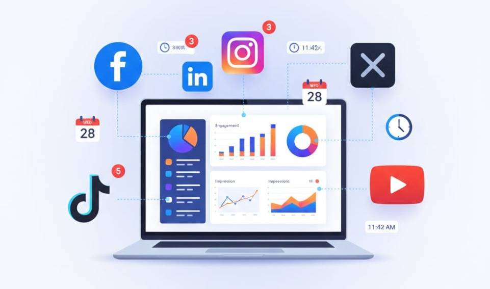 Best Social Media Management Tools for 2026 | AdHook Media