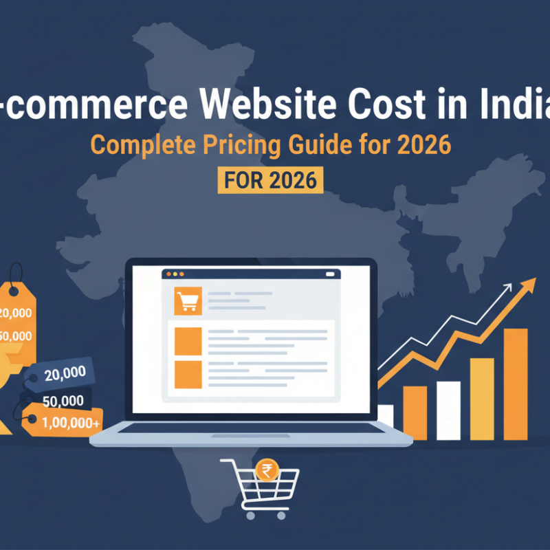 E-commerce Website Cost in India: Complete Pricing Guide for 2026